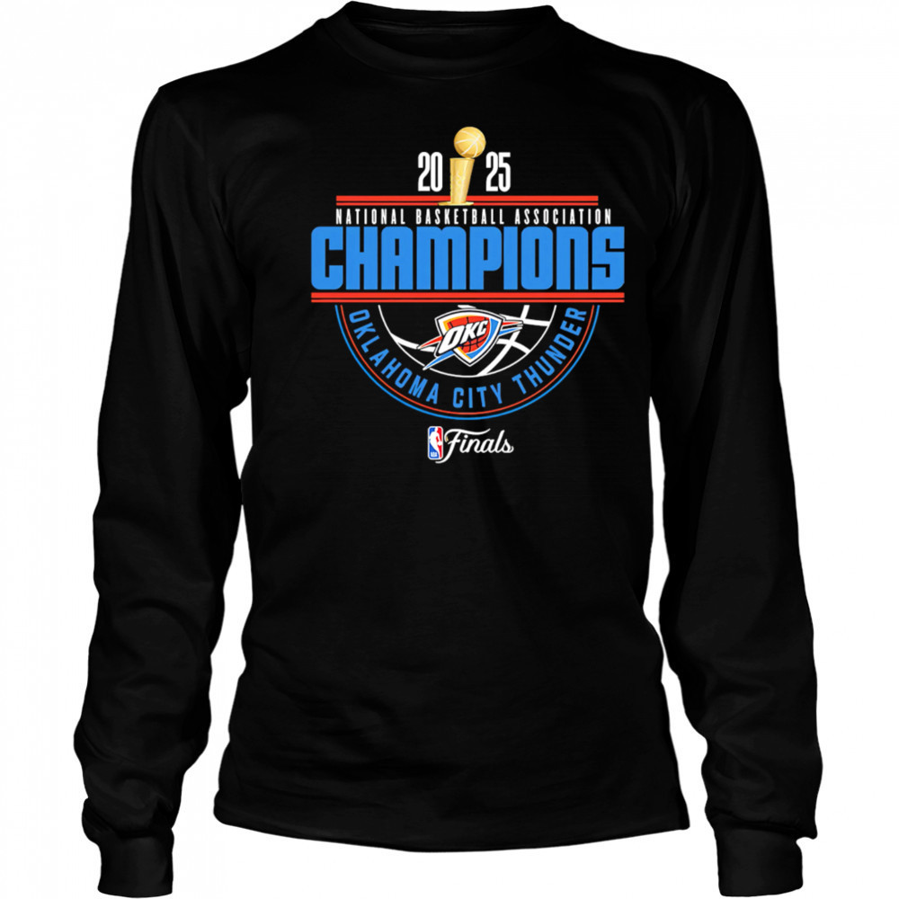 Okc Thunder 2025 Nba Champions Arch shirt Long Sleeved