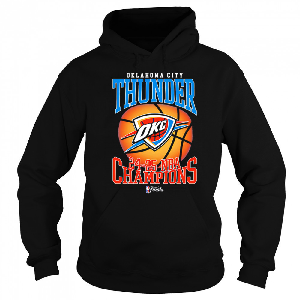 Okc Thunder 2025 Nba Champions Basketball sunset shirt Hoodie