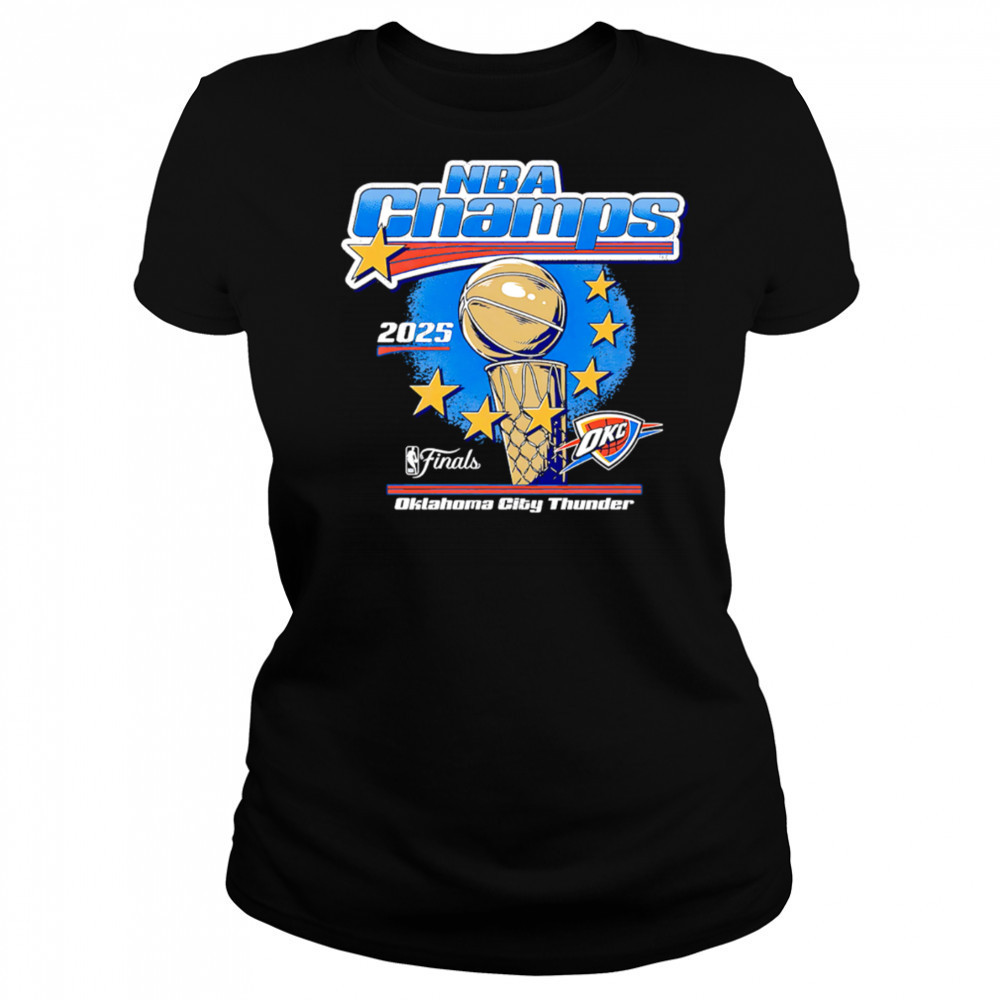 Okc Thunder 2025 Nba Champions Stars shirt Women's T-shirt