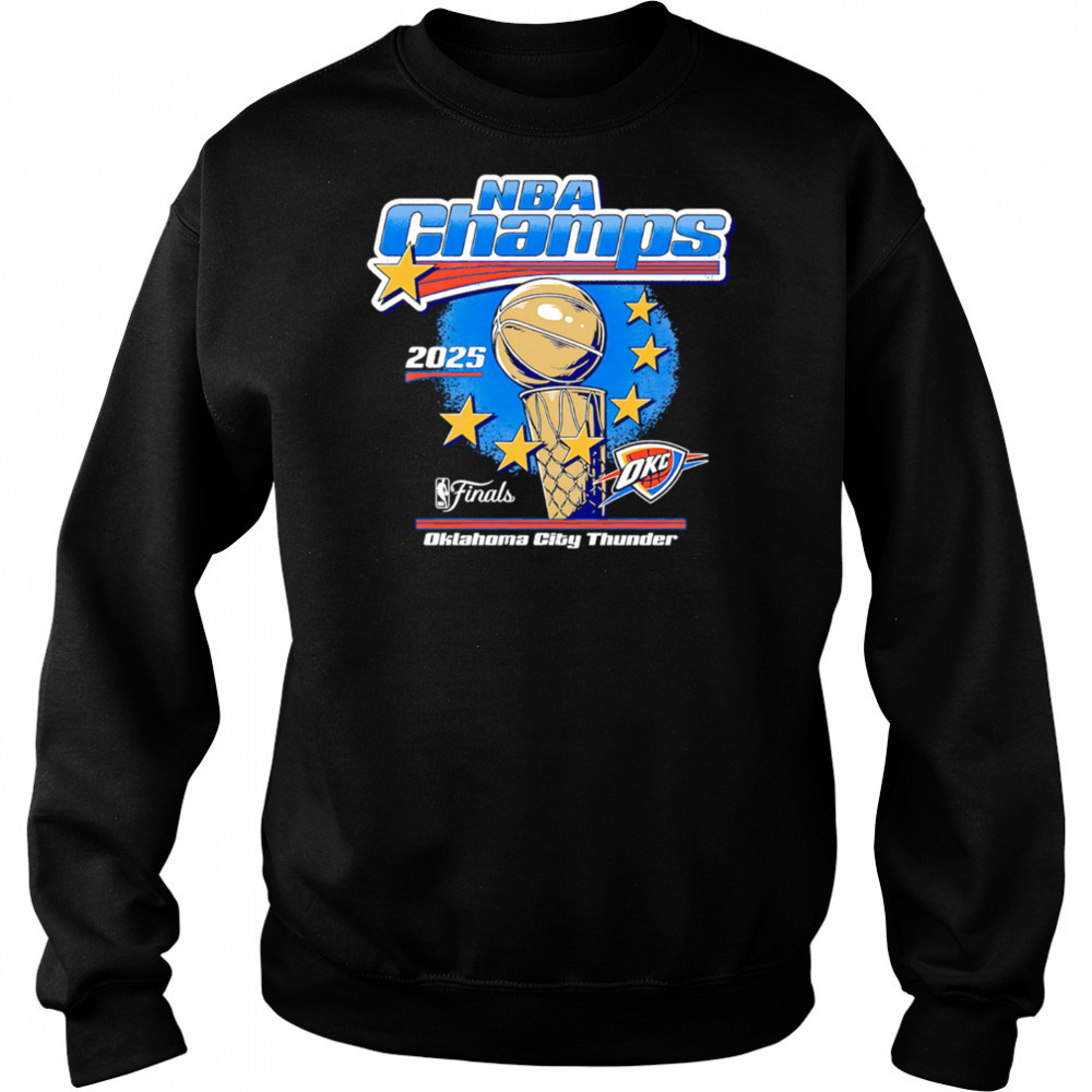 Okc Thunder 2025 Nba Champions Stars shirt Sweatshirt
