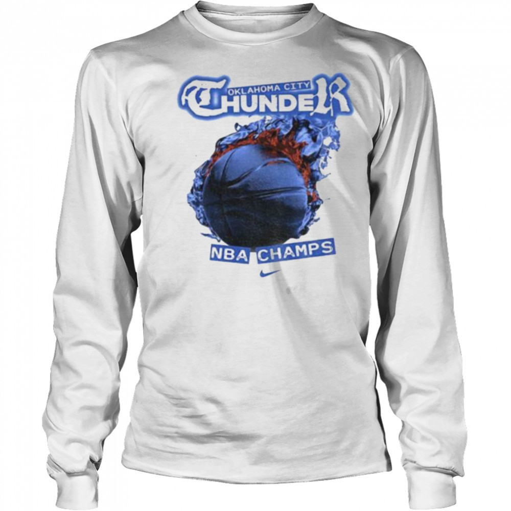 Oklahoma City Thunder 2025 NBA Finals Champions shirt Long Sleeved