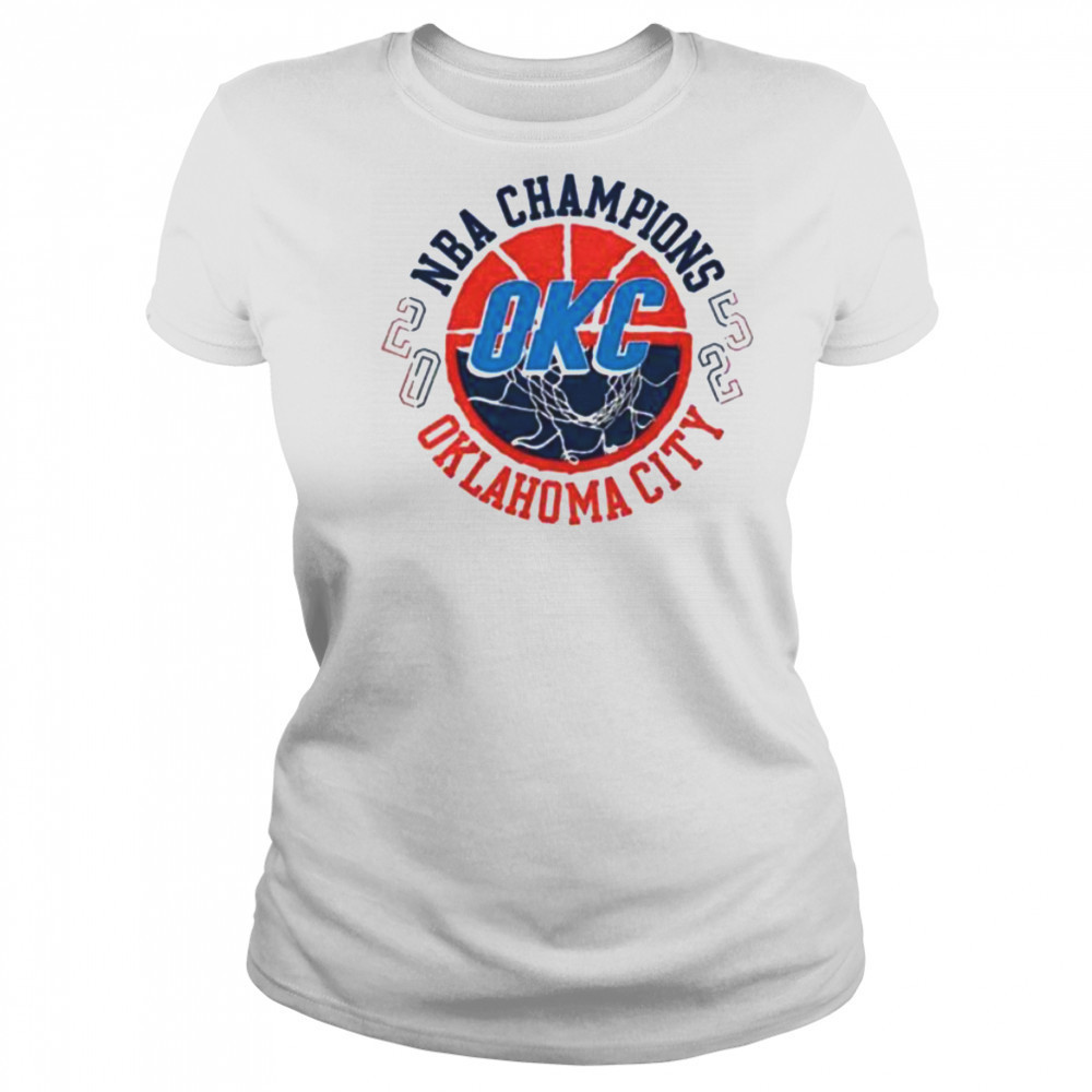Oklahoma City Thunder Basketball 2025 NBA Finals Champions Tunnel Vision shirt Women's T-shirt