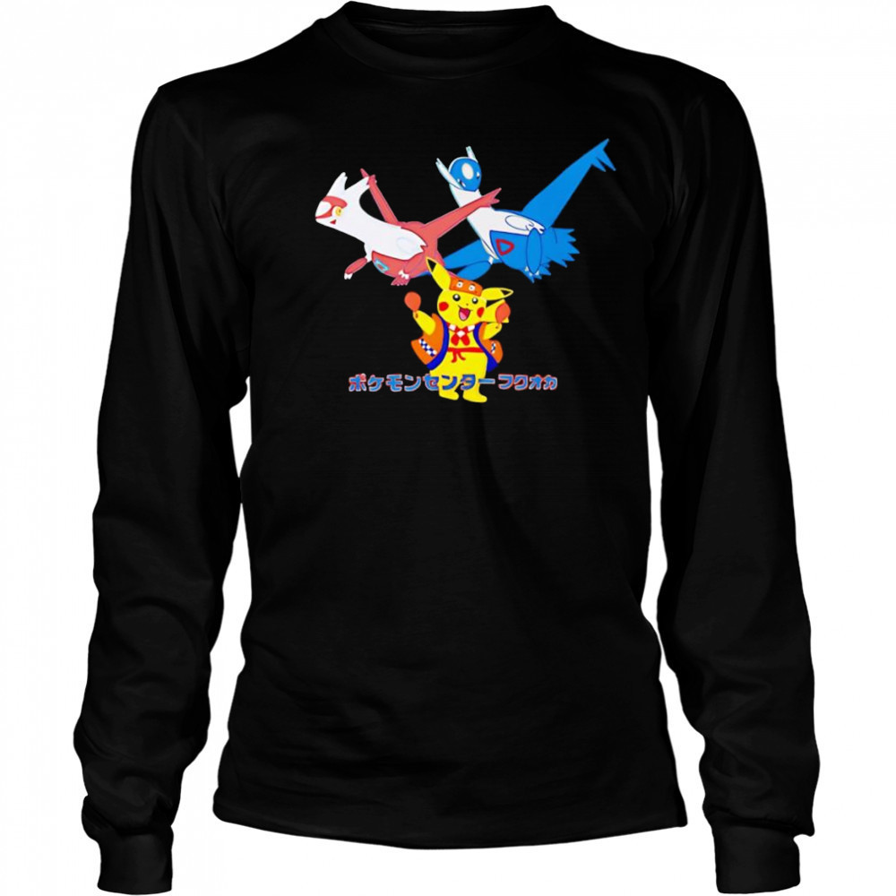 Pokemon Center Fukuoka shirt Long Sleeved
