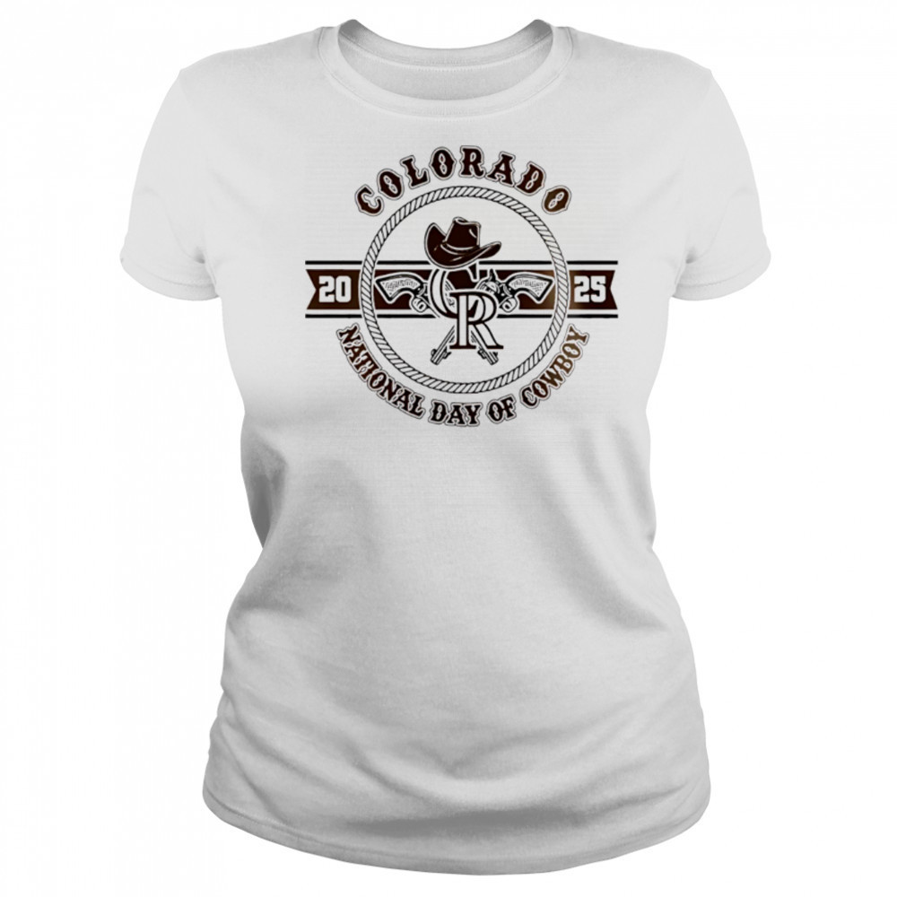 Colorado Rockies MLB x National Day Of Cowboys Baseball shirt Women's T-shirt