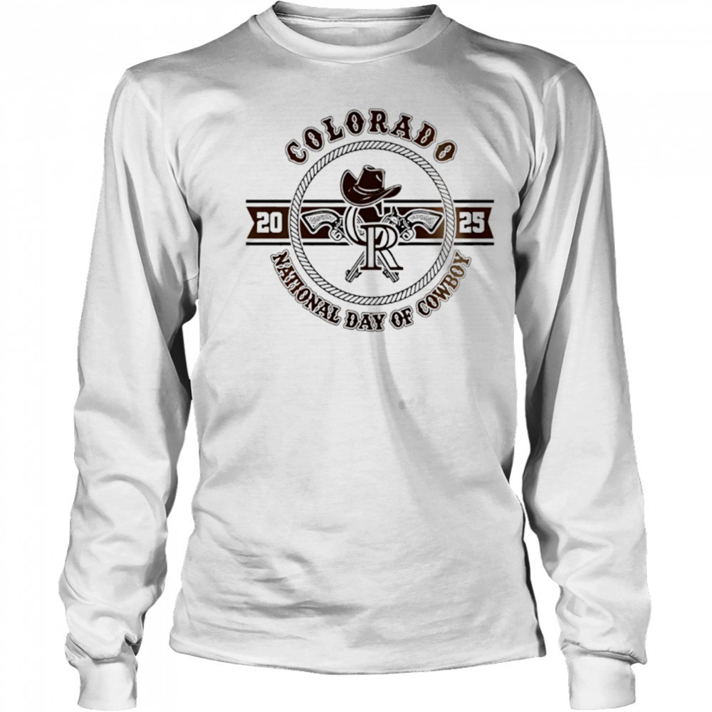 Colorado Rockies MLB x National Day Of Cowboys Baseball shirt Long Sleeved