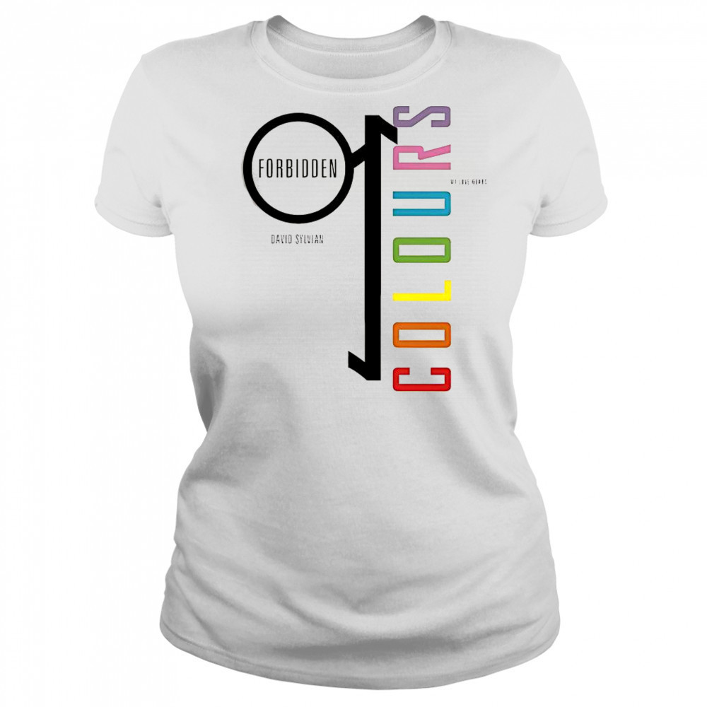 David Sylvian Forbidden Colours My Love Wears Pride Rainbow T-Shirt Women's T-shirt