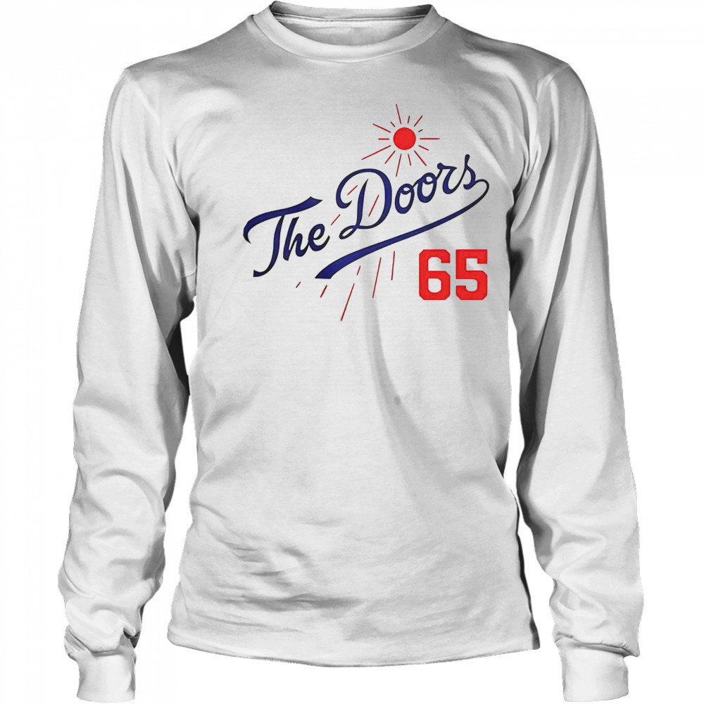 Doors Summer Baseball 65 LA Dodgers T-Shirt Long Sleeved