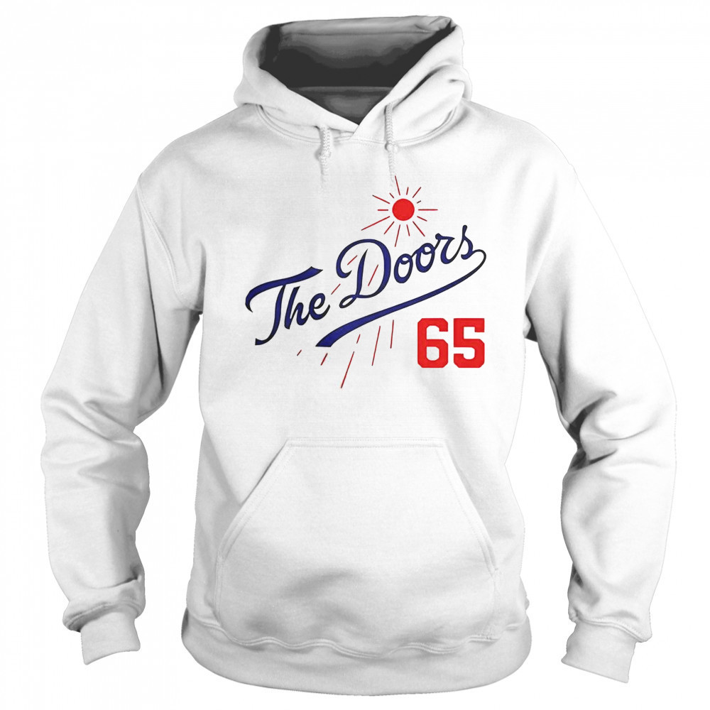 Doors Summer Baseball 65 LA Dodgers T-Shirt Hoodie