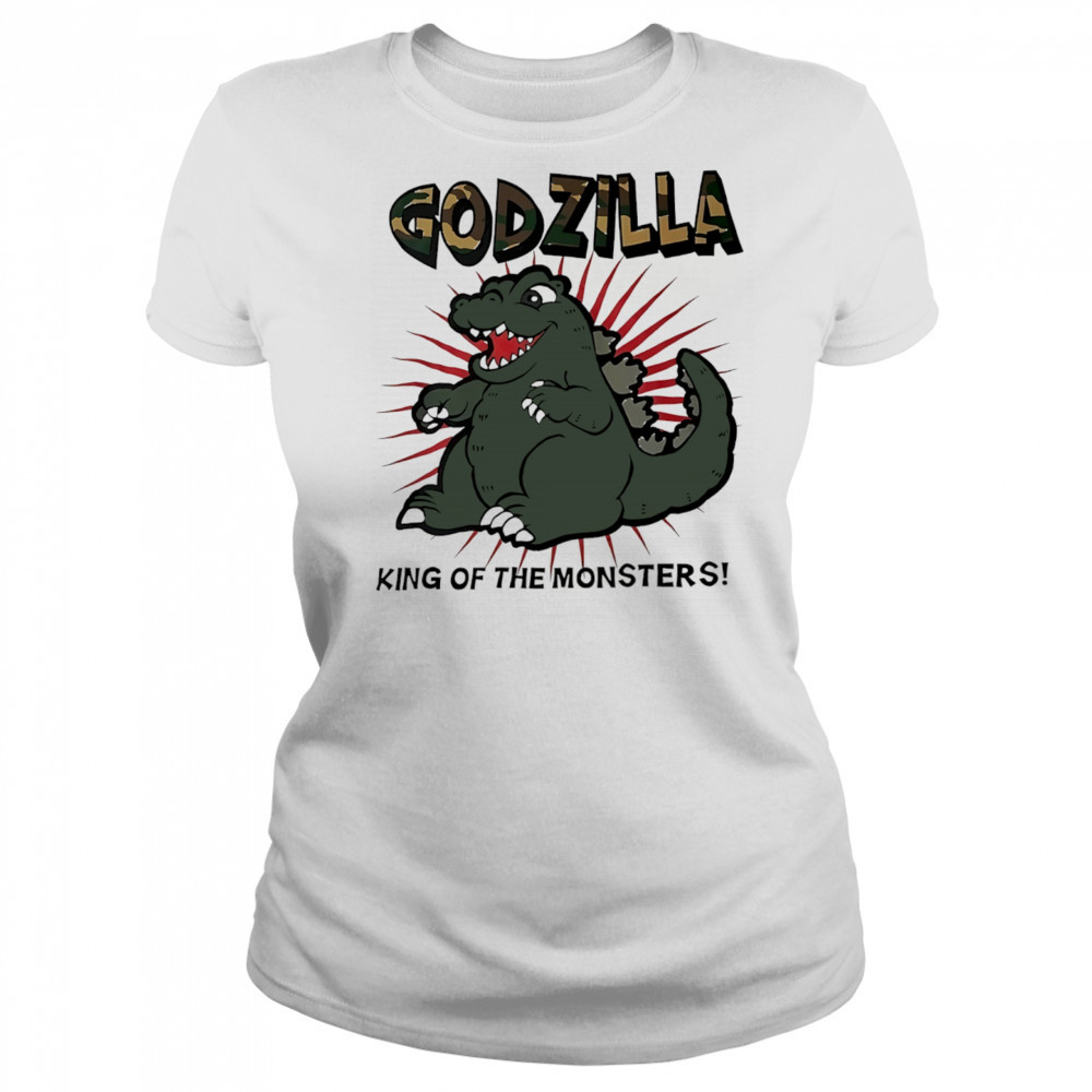 Godzilla King of the monsters Japanese chibi shirt Women's T-shirt