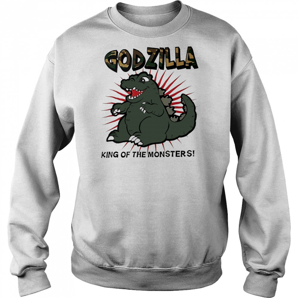Godzilla King of the monsters Japanese chibi shirt Sweatshirt