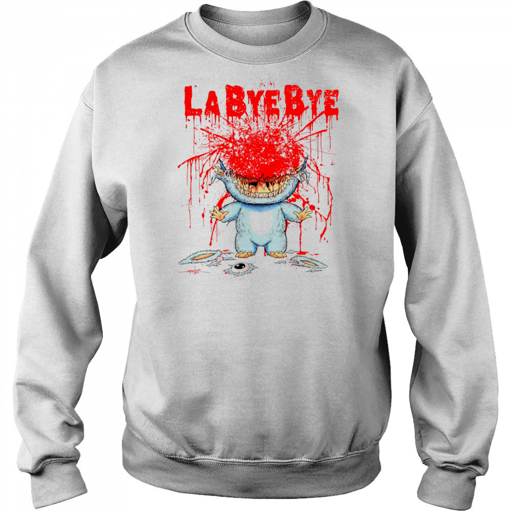La Bye Bye horror Labubu shirt Sweatshirt