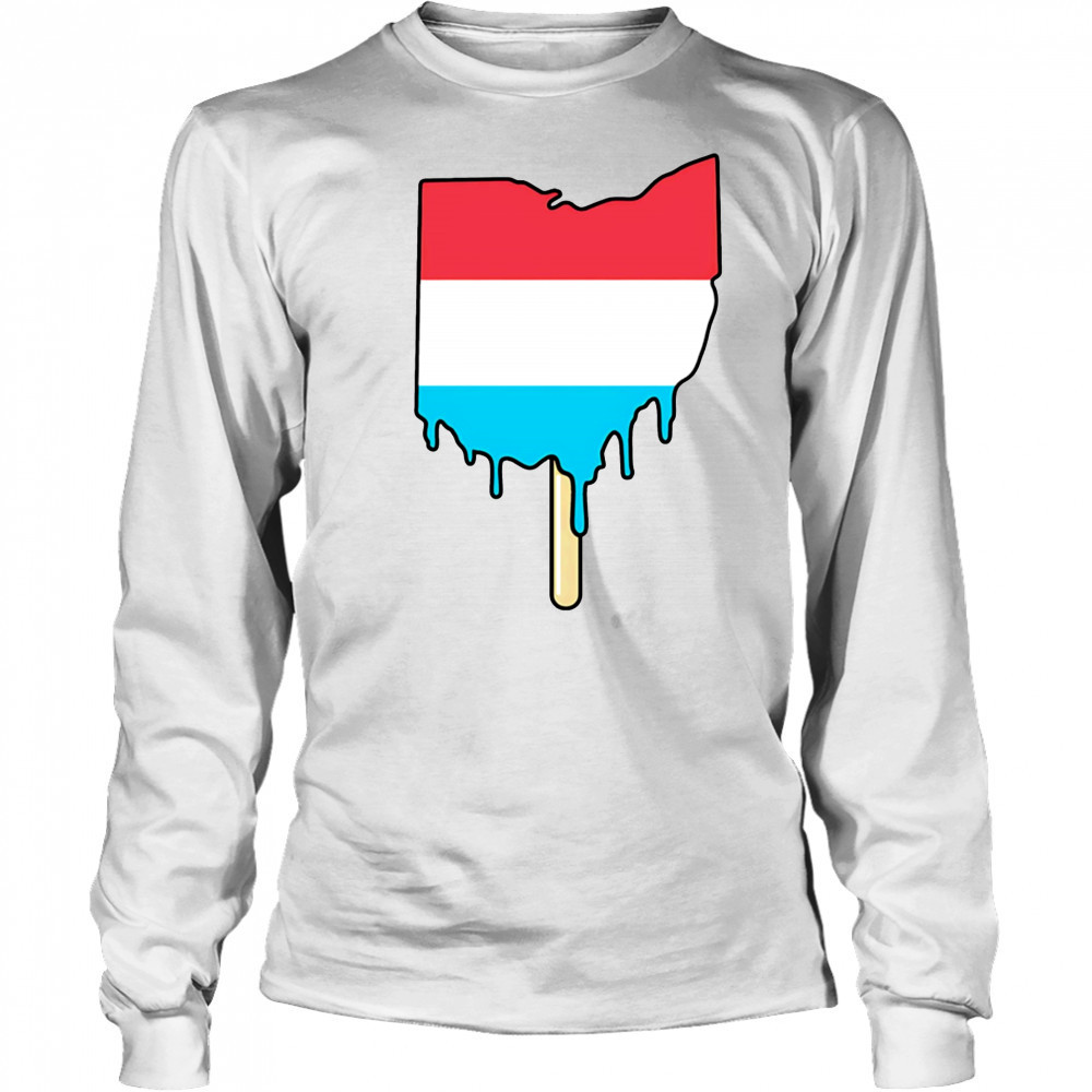Ohio Popsicle ice cream shirt Long Sleeved