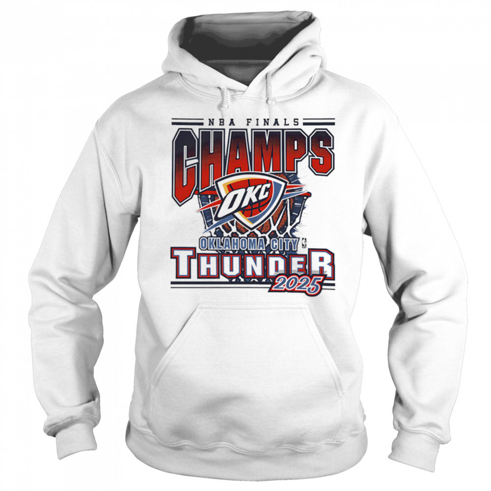 Oklahoma City Thunder 2025 Nba Champions logo Champs shirt Hoodie