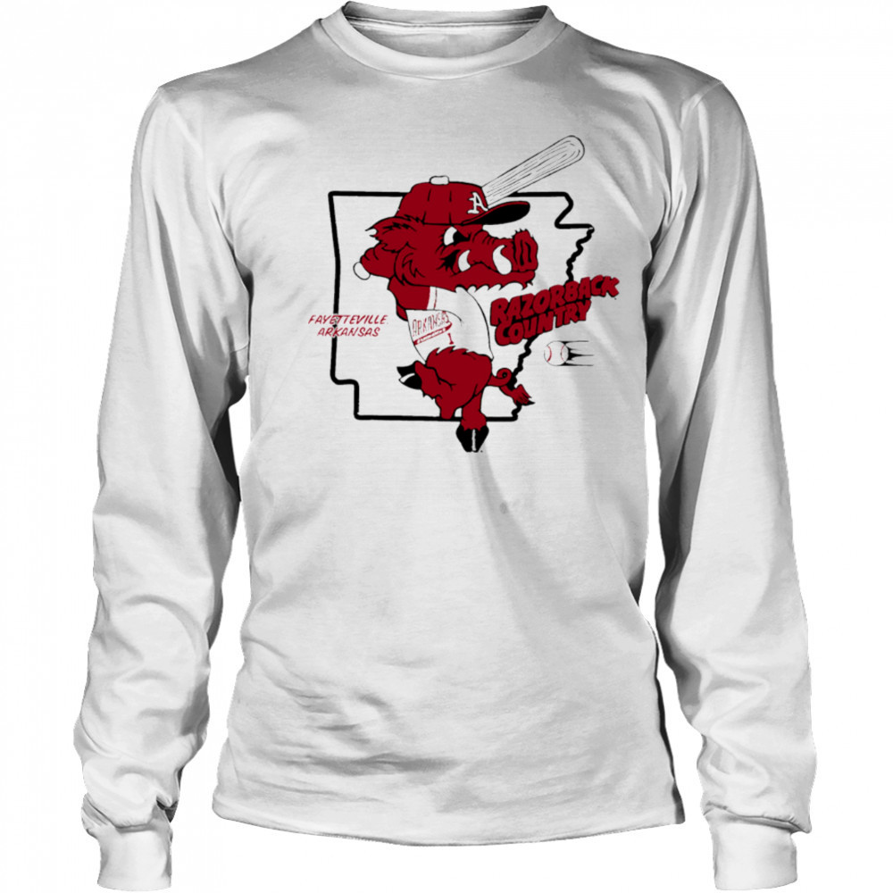 Arkansas Baseball Razorback Country funny mascot shirt Long Sleeved