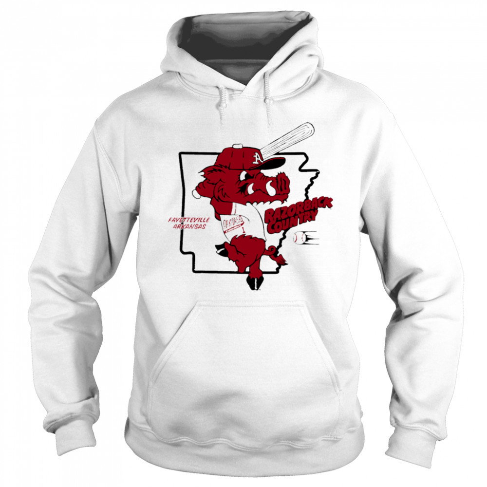 Arkansas Baseball Razorback Country funny mascot shirt Hoodie
