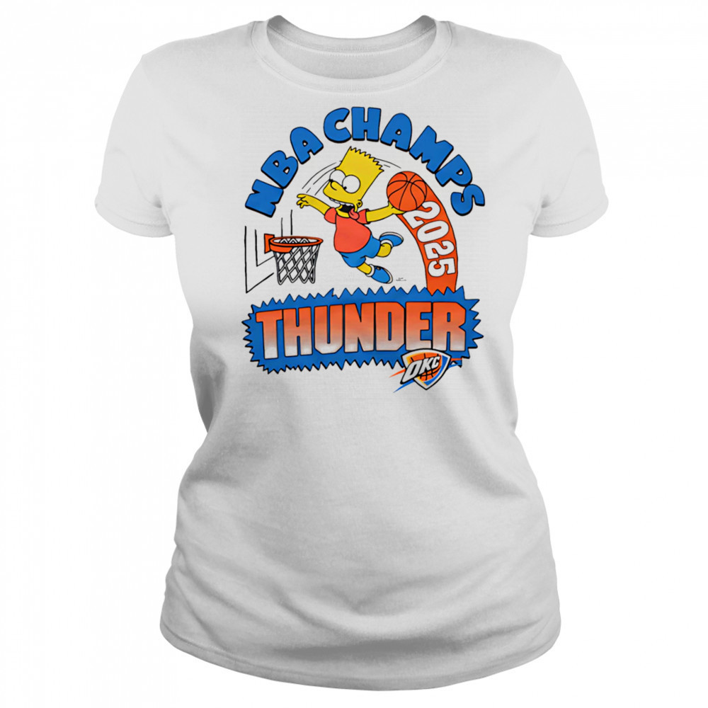 Bart x Thunder 2025 NBA Champs shirt Women's T-shirt