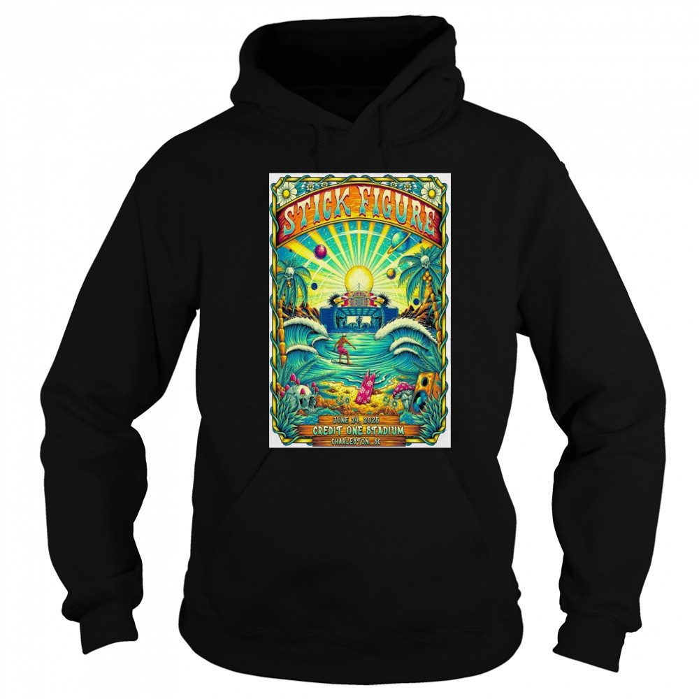 Charleston SC Live Stick Figure June 24 2025 Poster Shirt Hoodie
