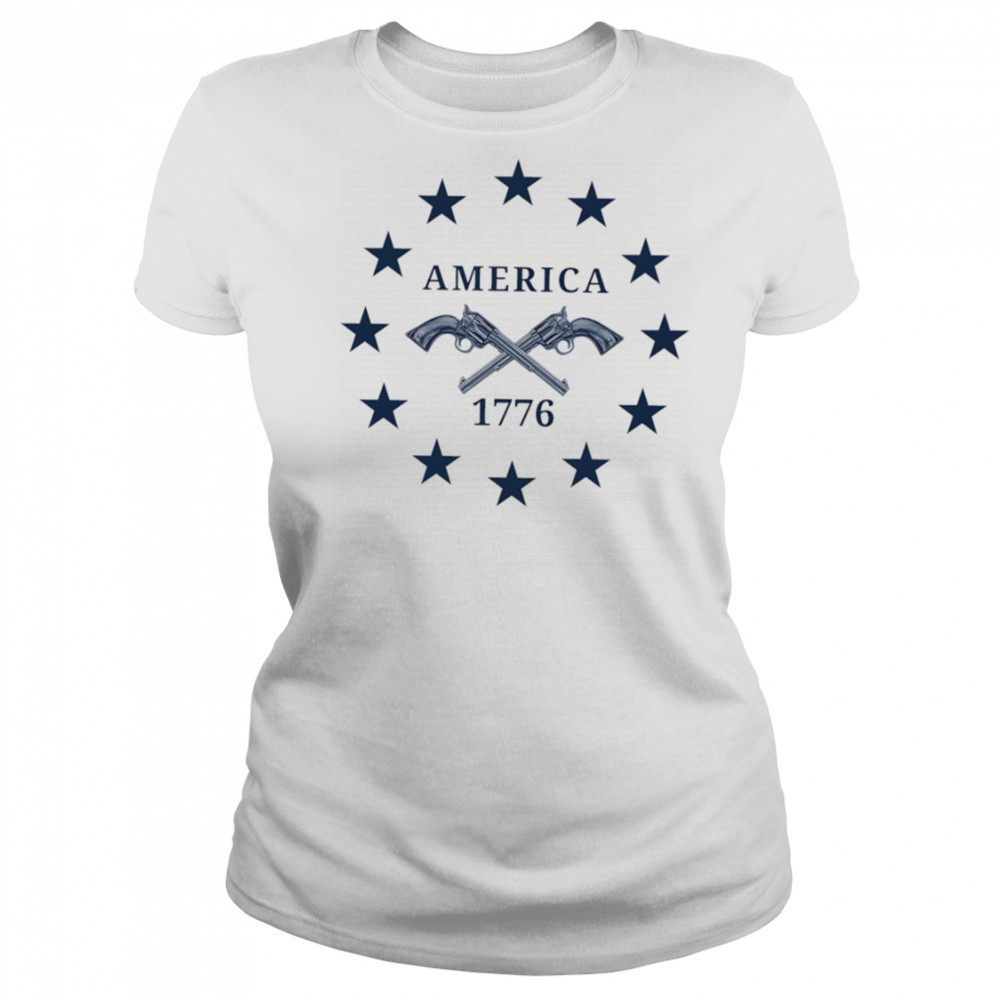 Dallas Cowboys America 1776 guns shirt Women's T-shirt