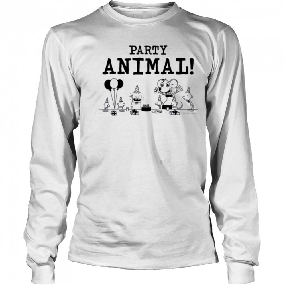 Diary of a Wimpy Kid Birthday Party Animal! Raglan Shirt Long Sleeved