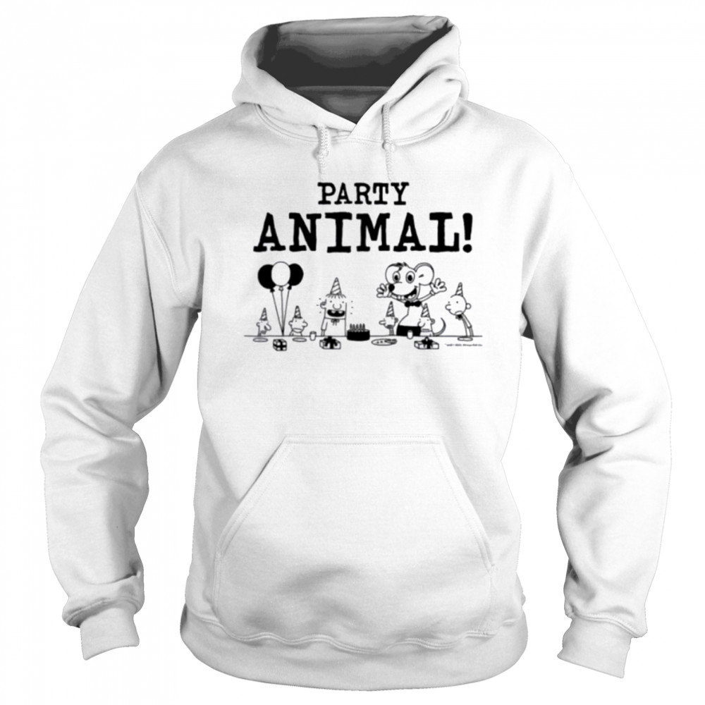 Diary of a Wimpy Kid Birthday Party Animal! Raglan Shirt Hoodie