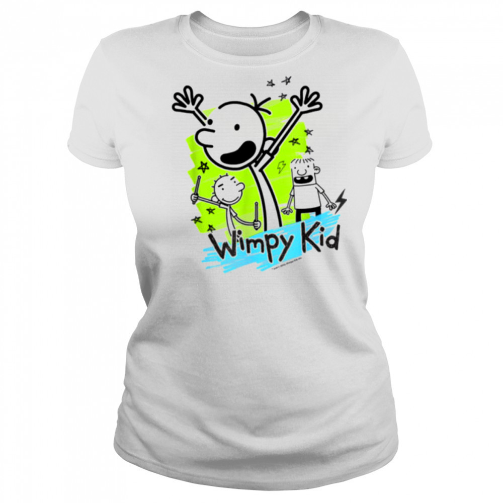 Diary of a Wimpy Kid Greg Stars Doodle T Shirt Women's T-shirt
