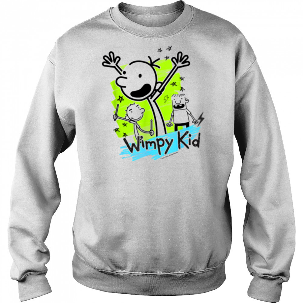 Diary of a Wimpy Kid Greg Stars Doodle T Shirt Sweatshirt