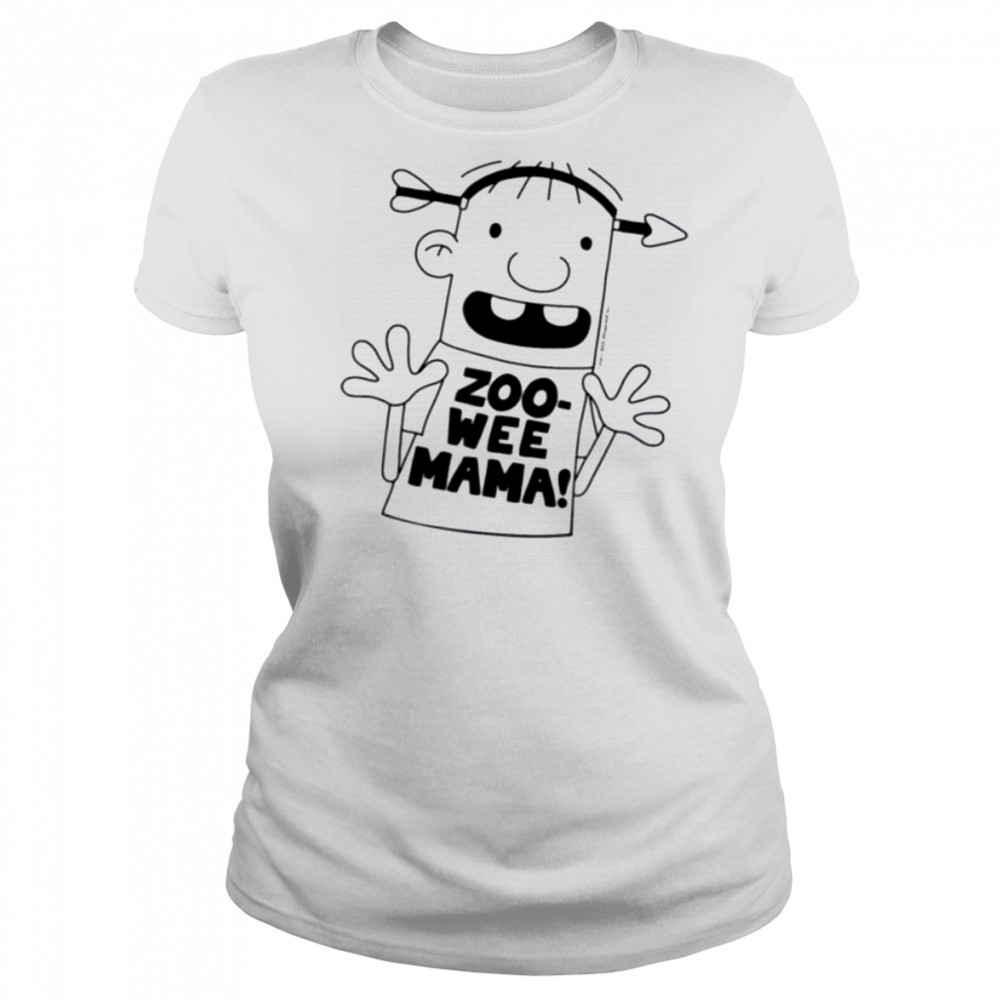 Diary of a Wimpy Kid Rowley Zoo Wee Mama Big Face T Shirt Women's T-shirt
