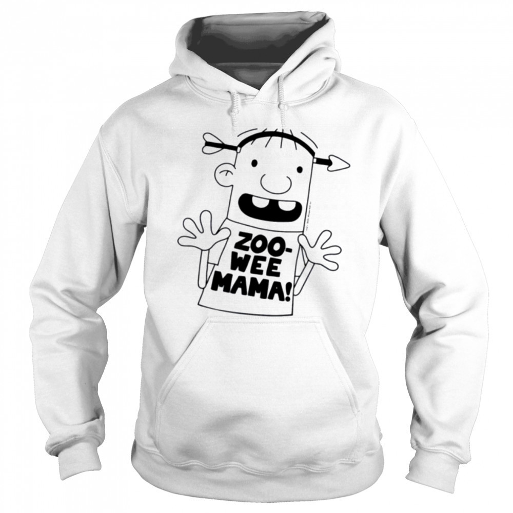Diary of a Wimpy Kid Rowley Zoo Wee Mama Big Face T Shirt Hoodie