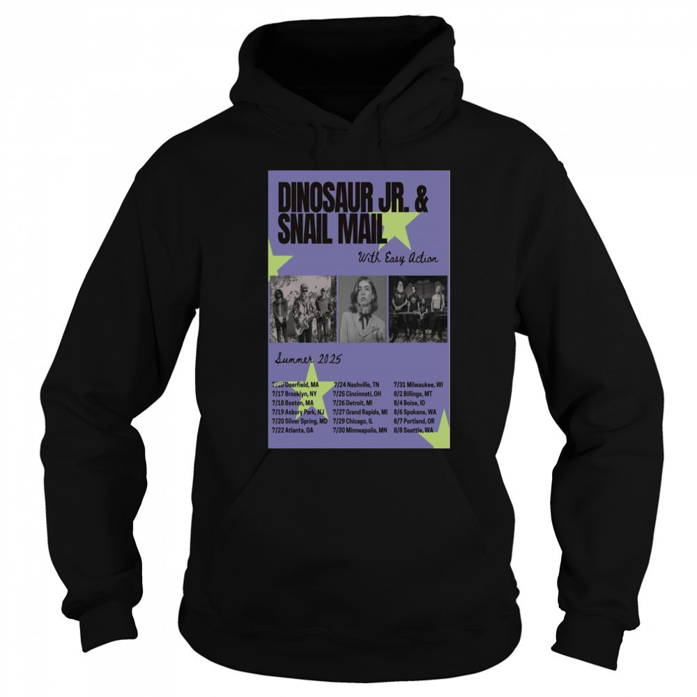 Dinosaur Jr Poster Summer 2025 Tour Shirt Hoodie