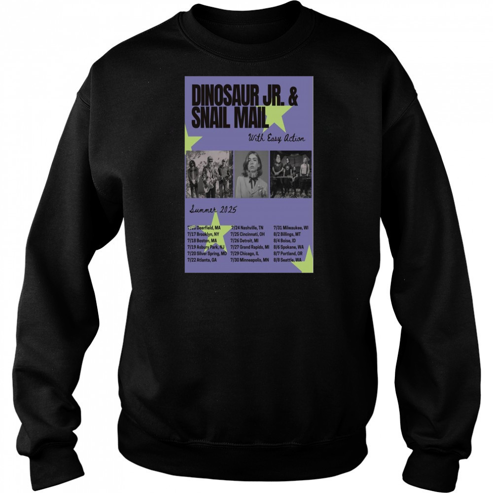 Dinosaur Jr Poster Summer 2025 Tour Shirt Sweatshirt