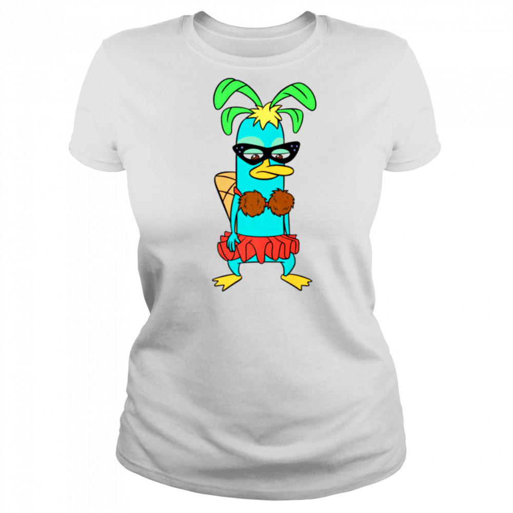 Disney Phineas And Ferb Perry The Platypus Circus Costume Shirt Women's T-shirt
