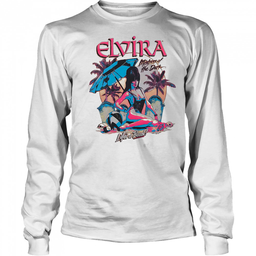 Elvira beach shirt Long Sleeved