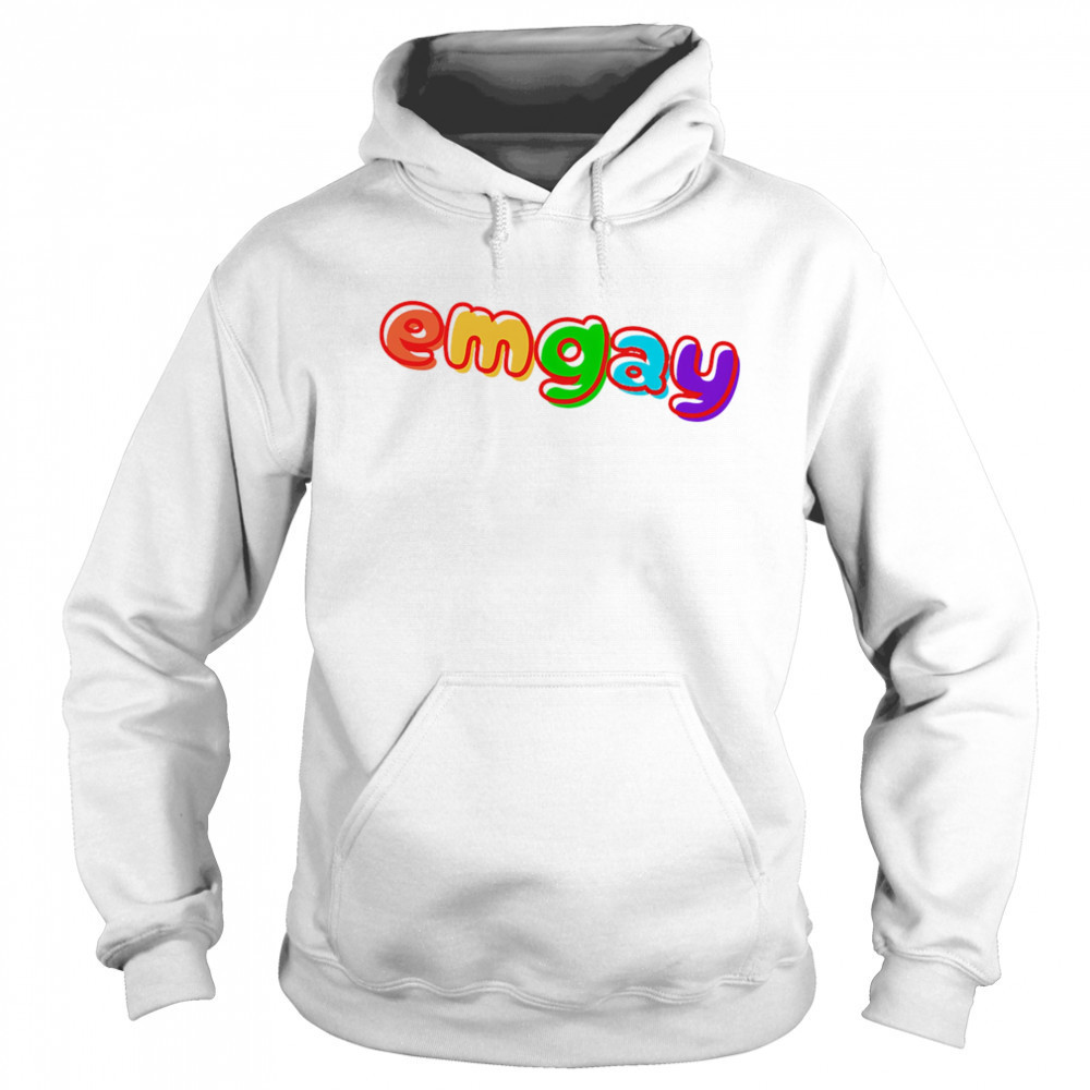 Emgay rainbow shirt Hoodie