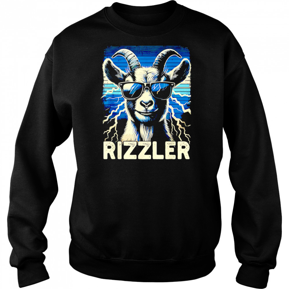 Goat Rizzler lightning shirt Sweatshirt