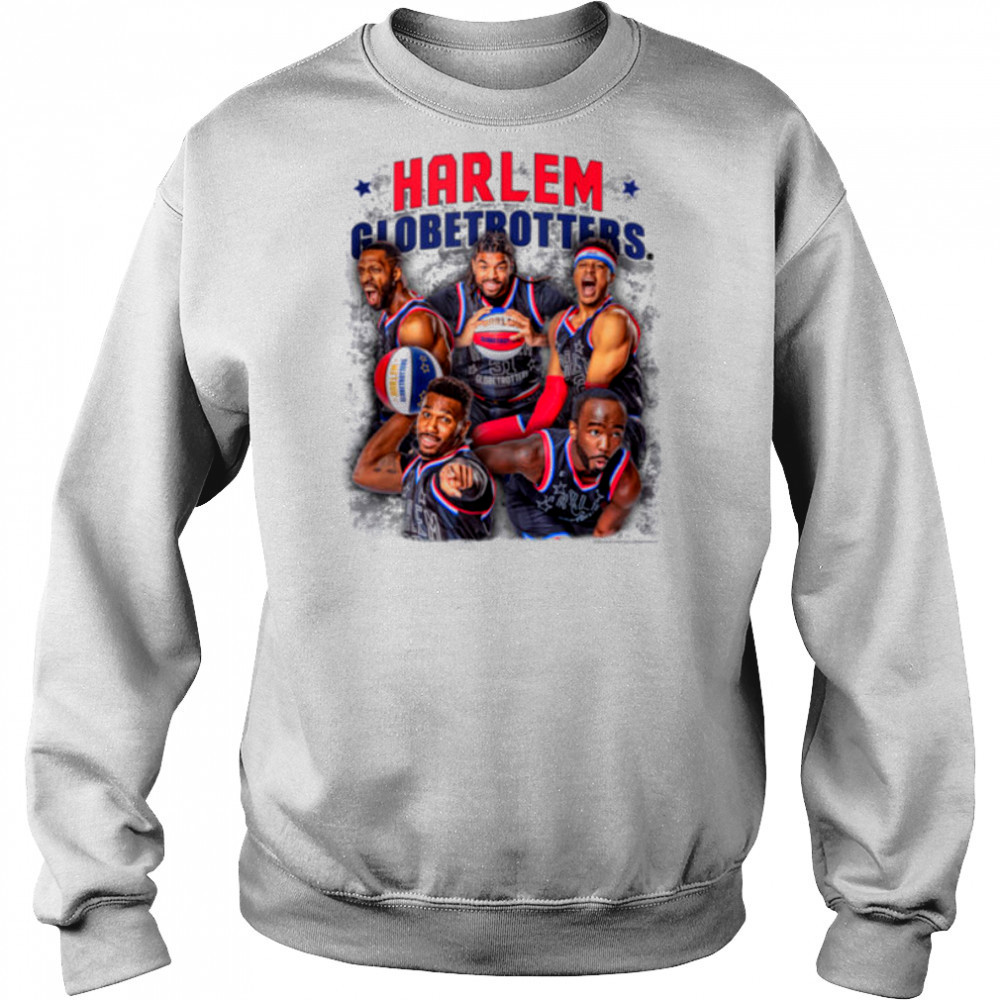 Harlem Globetrotters Basketball Colorful Team Photo shirt Sweatshirt