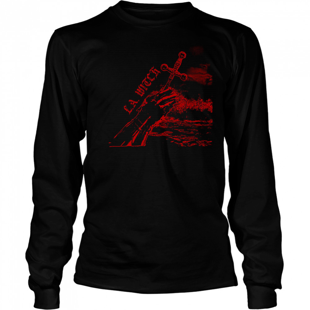 Hello L.A. Witch Dagger Shirt Long Sleeved
