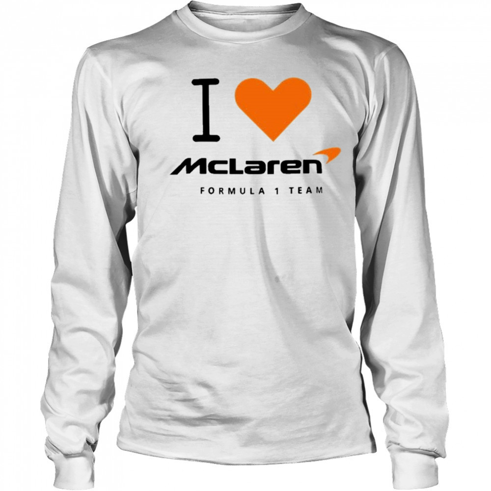 I Heart Mclaren T-Shirt Long Sleeved