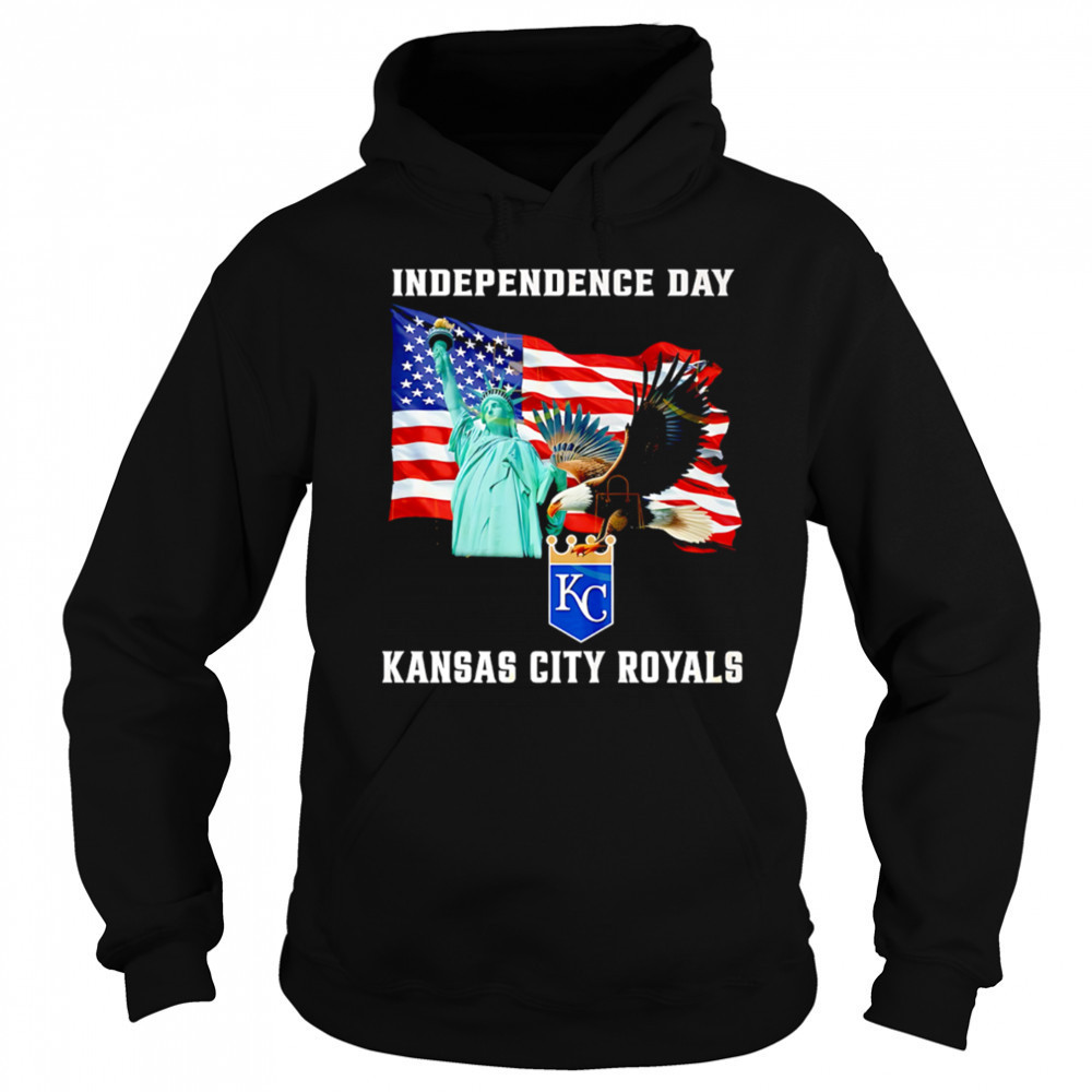 Independence Day Kansas City Royals American flag shirt Hoodie
