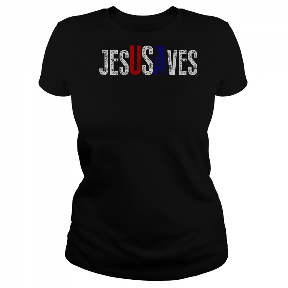 Jesus Saves USA T-Shirt Women's T-shirt