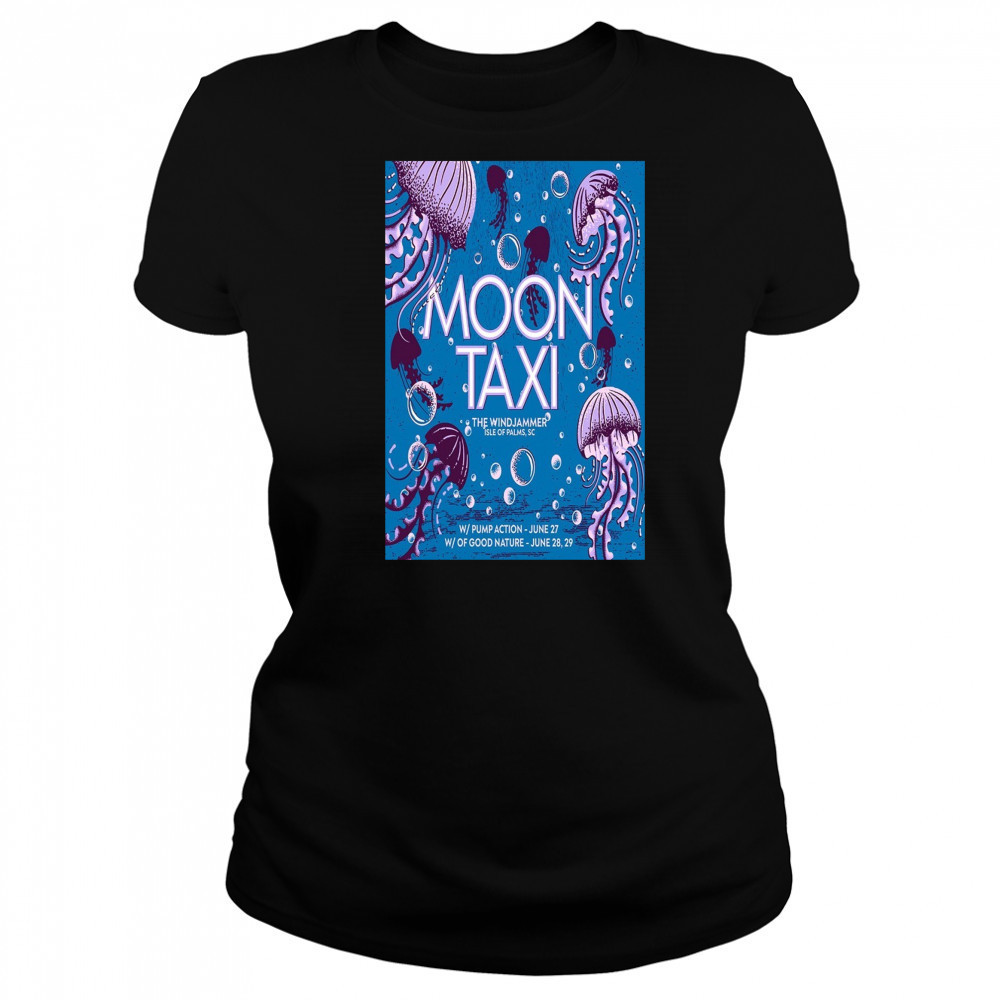 Moon Taxi June 27 2025 The Windjammer on Isle of Palms SC Poster T-Shirt Women's T-shirt