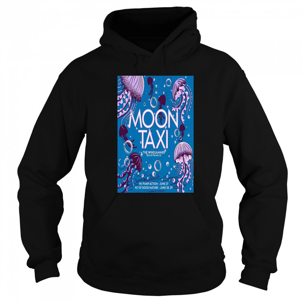 Moon Taxi June 27 2025 The Windjammer on Isle of Palms SC Poster T-Shirt Hoodie