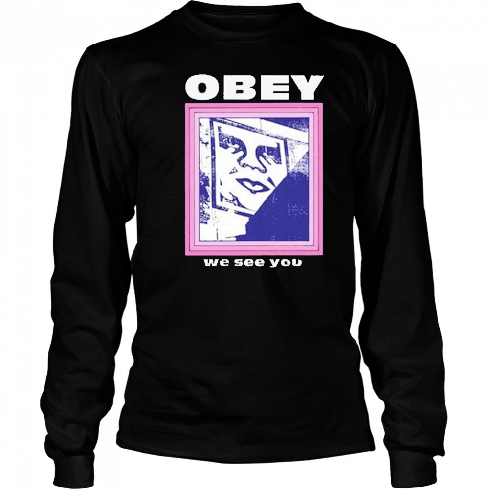 Obey We See You T-Shirt Long Sleeved
