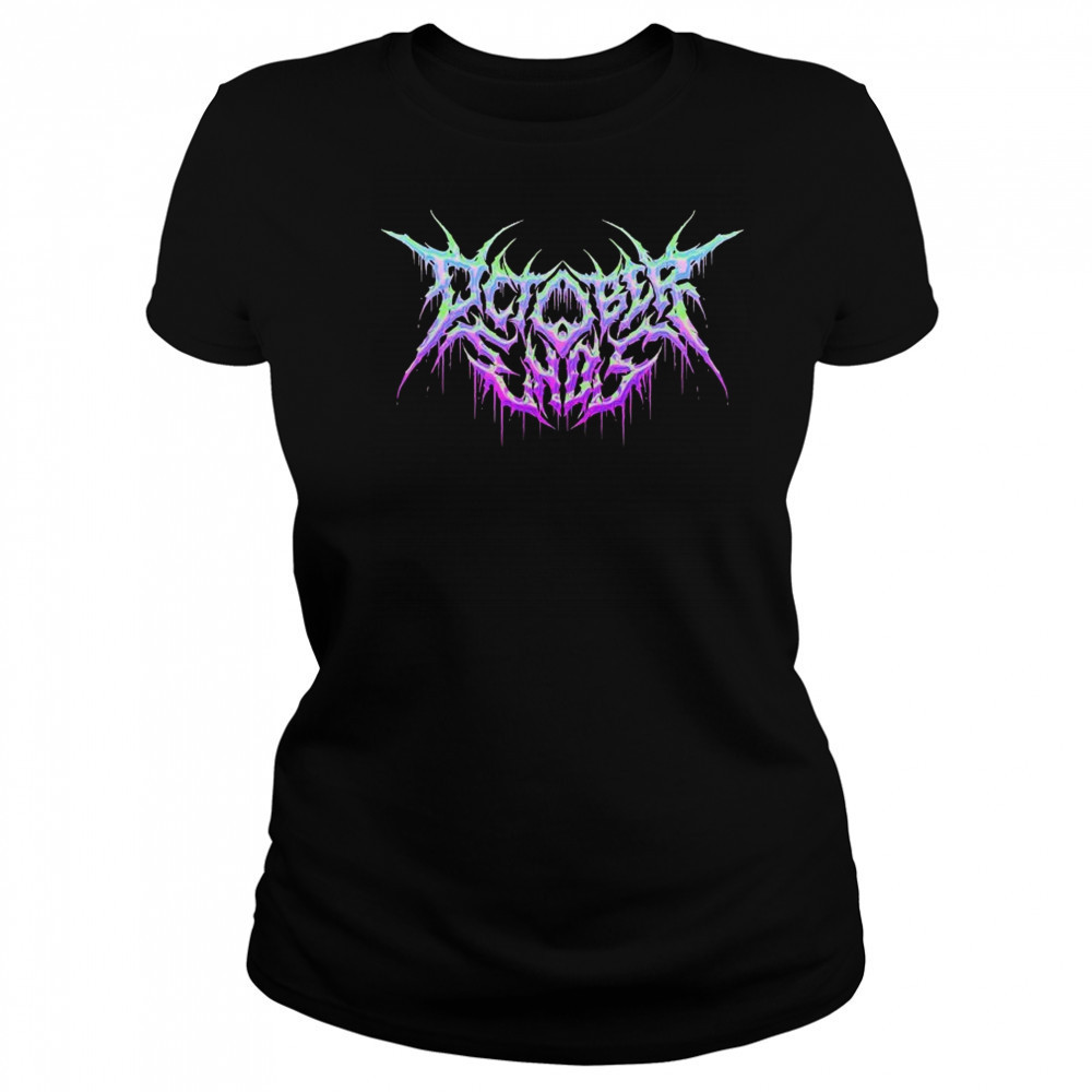 October Ends Death Logo T-shirt Women's T-shirt