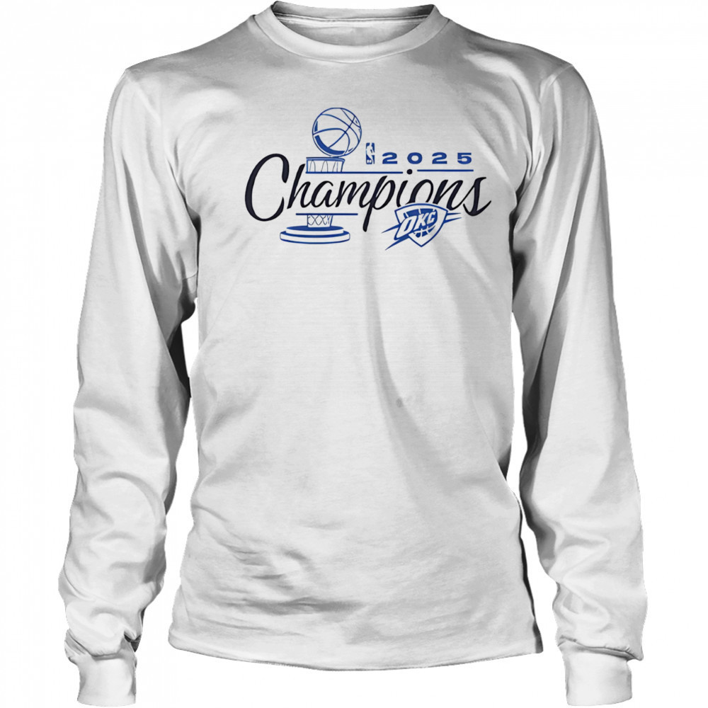 OKC Thunder 2025 Champions shirt Long Sleeved