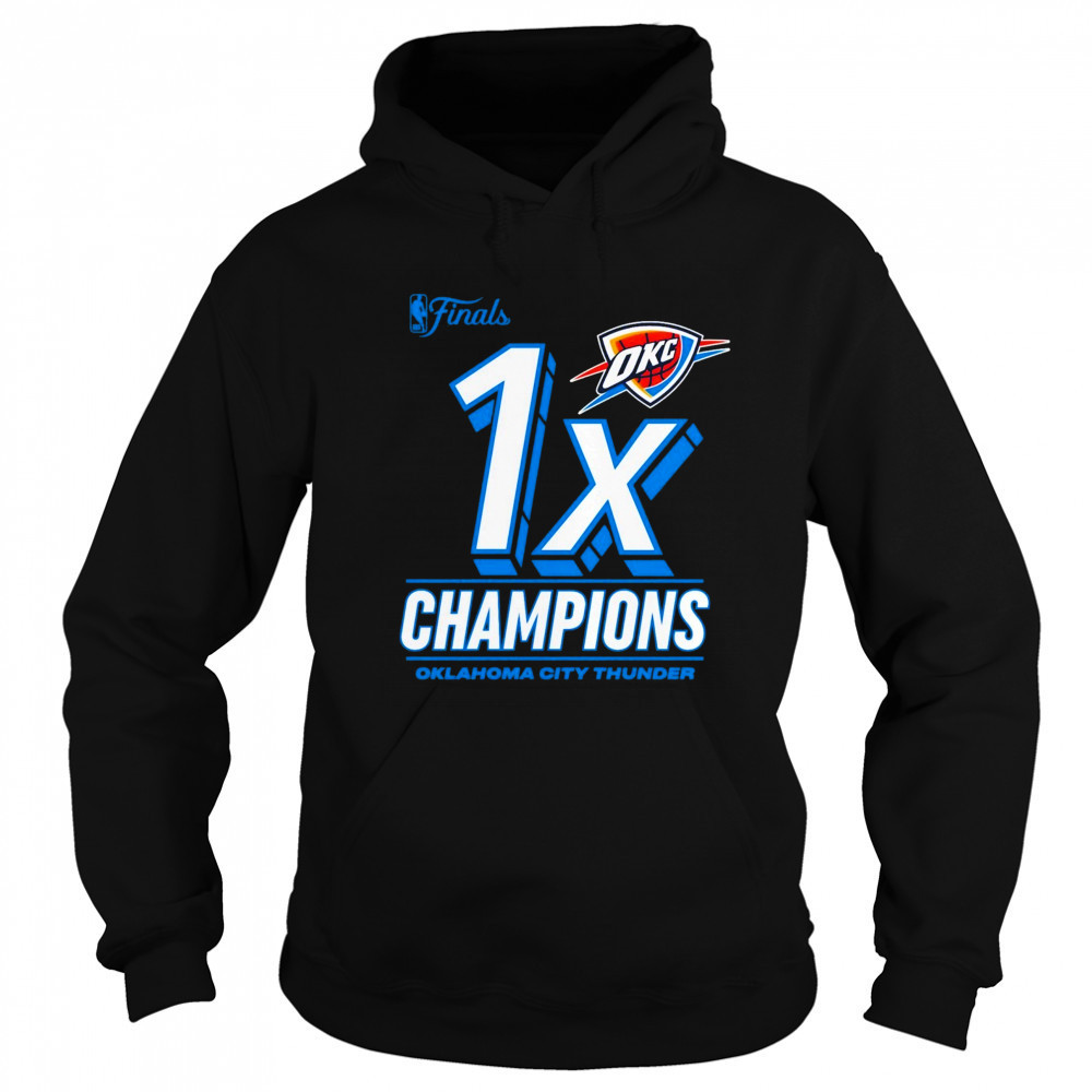 Oklahoma City Thunder Fanatics 2025 NBA Finals Champions Dunk Contest T-Shirt Hoodie