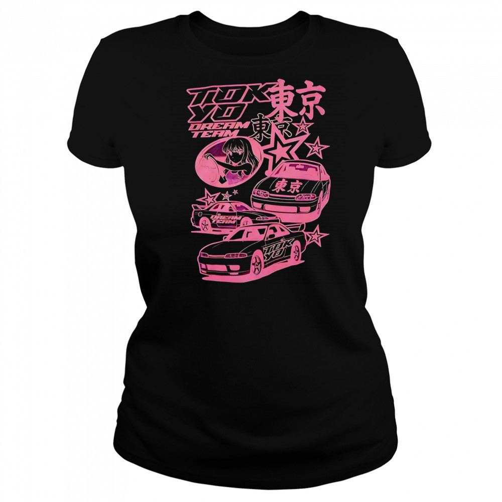 Pink Car Star Collage shirt Women's T-shirt