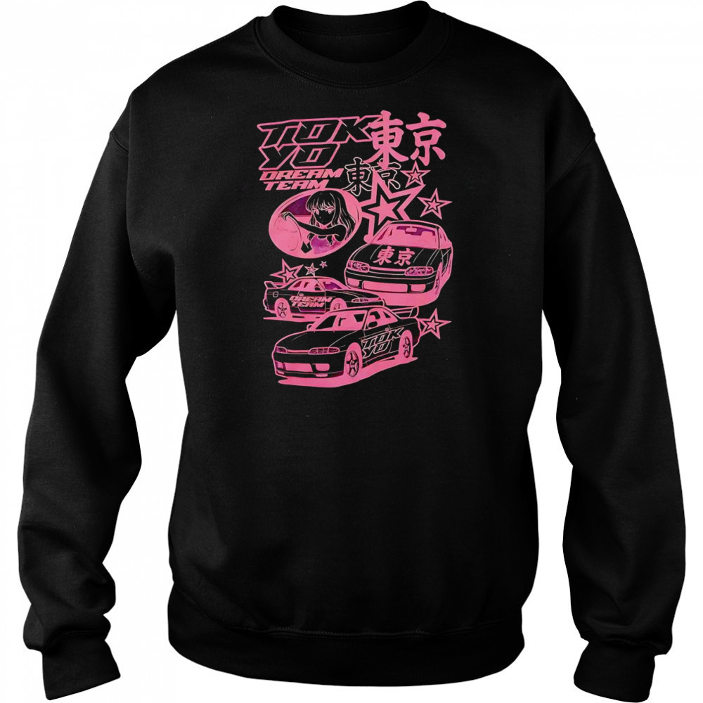 Pink Car Star Collage shirt Sweatshirt