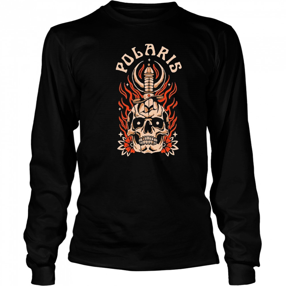 Polaris Skull Knife T-shirt Long Sleeved