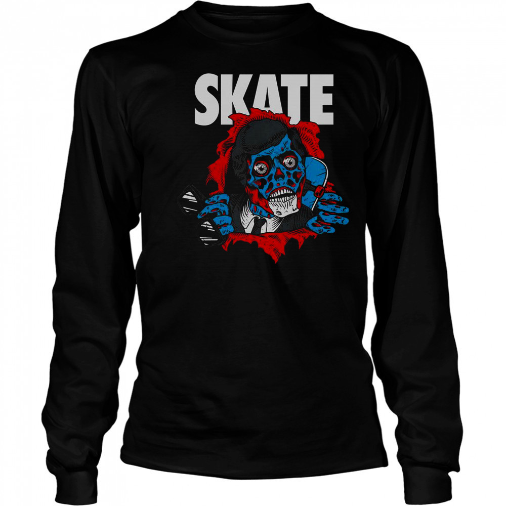 Skate Obey Brigade T-Shirt Long Sleeved