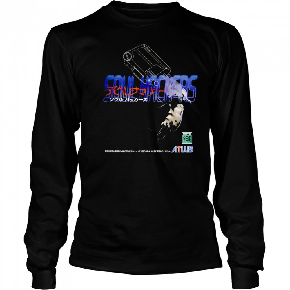 Soul Hackers vintage shirt Long Sleeved